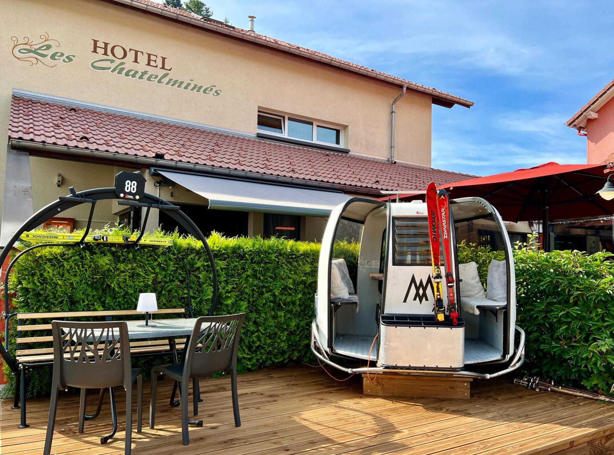Logis Hotel, Chalets Et Restaurant Les Chatelmines La Bresse Exterior photo